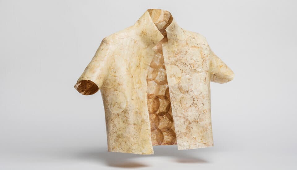 MycoTEX bovenkleding in goud.