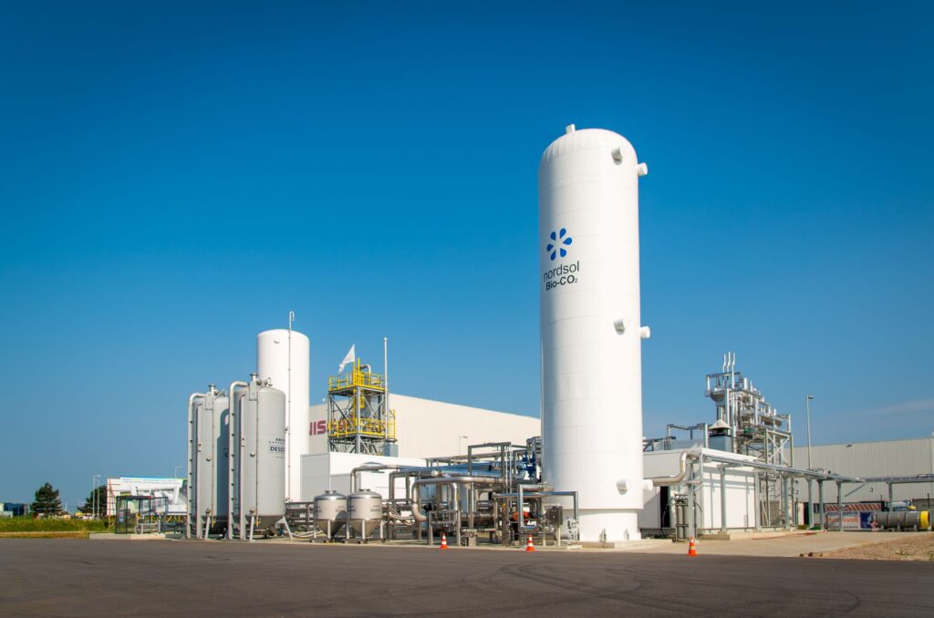 De bio LNG fabriek van Nordsol